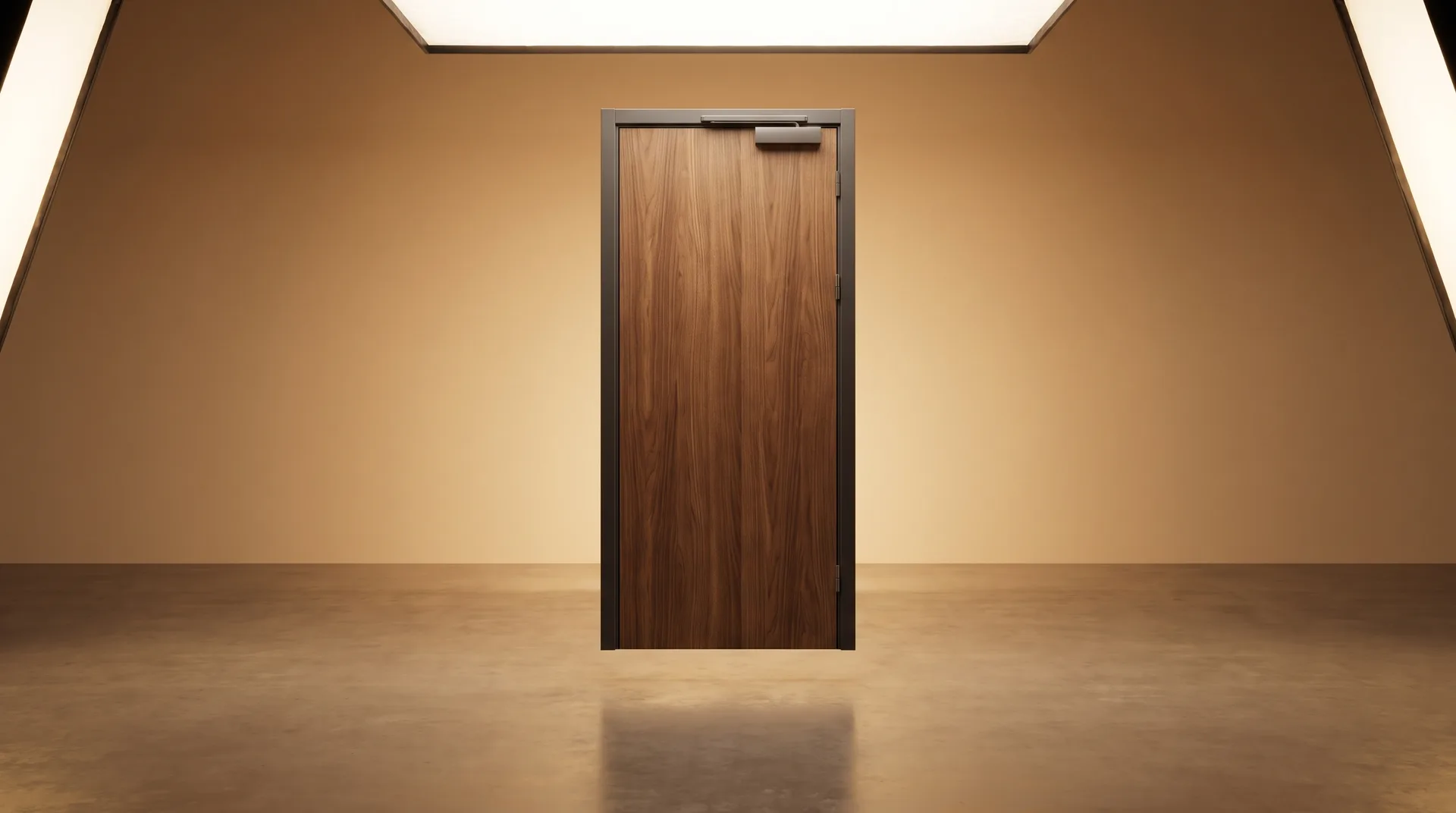 Conformité hôtels type O — Sécurité incendie + accessibilité multi-sites IDF : illustration studio CGI de l'équipement (rendu premium)