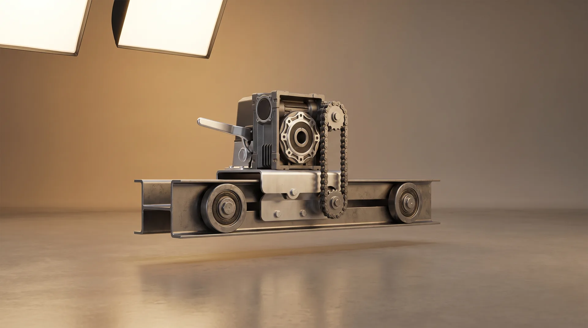 Univers BFT : équipement générique compatible en rendu studio CGI (aucun visuel officiel)