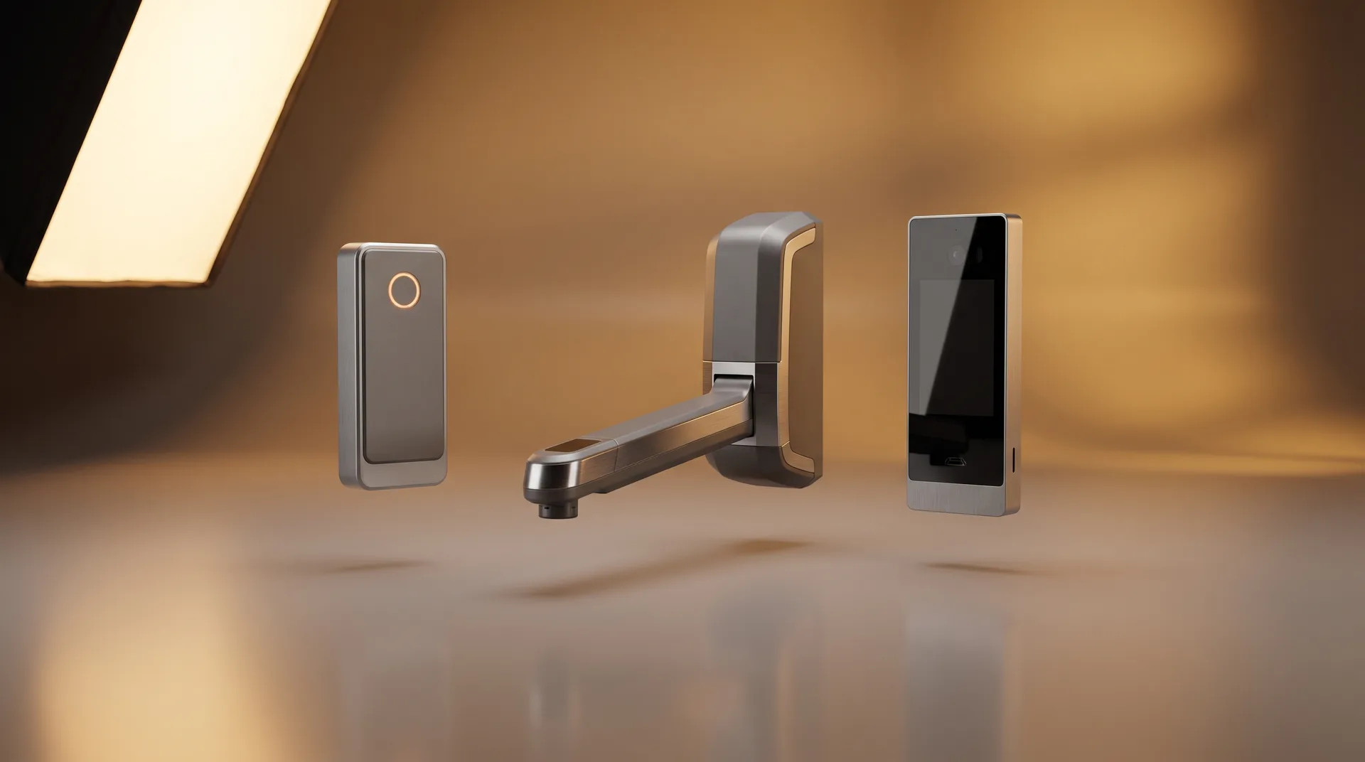 Lecteur VIGIK+ RFID corporate sur entrée d'immeuble Paris