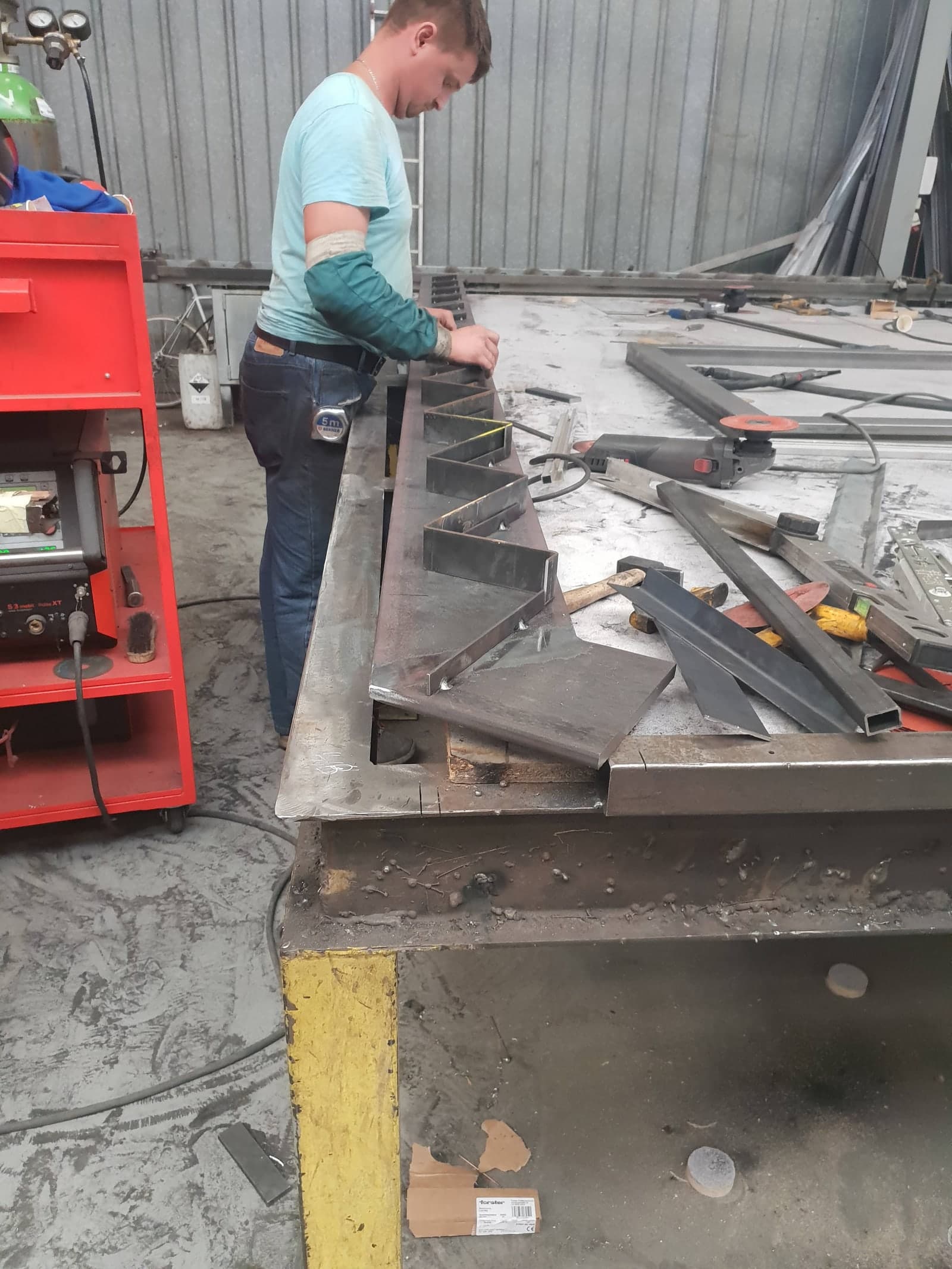 Détail pose poutre HEB sur appui